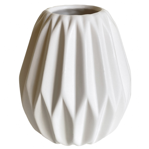 Vase Tampa weiß 14 cm